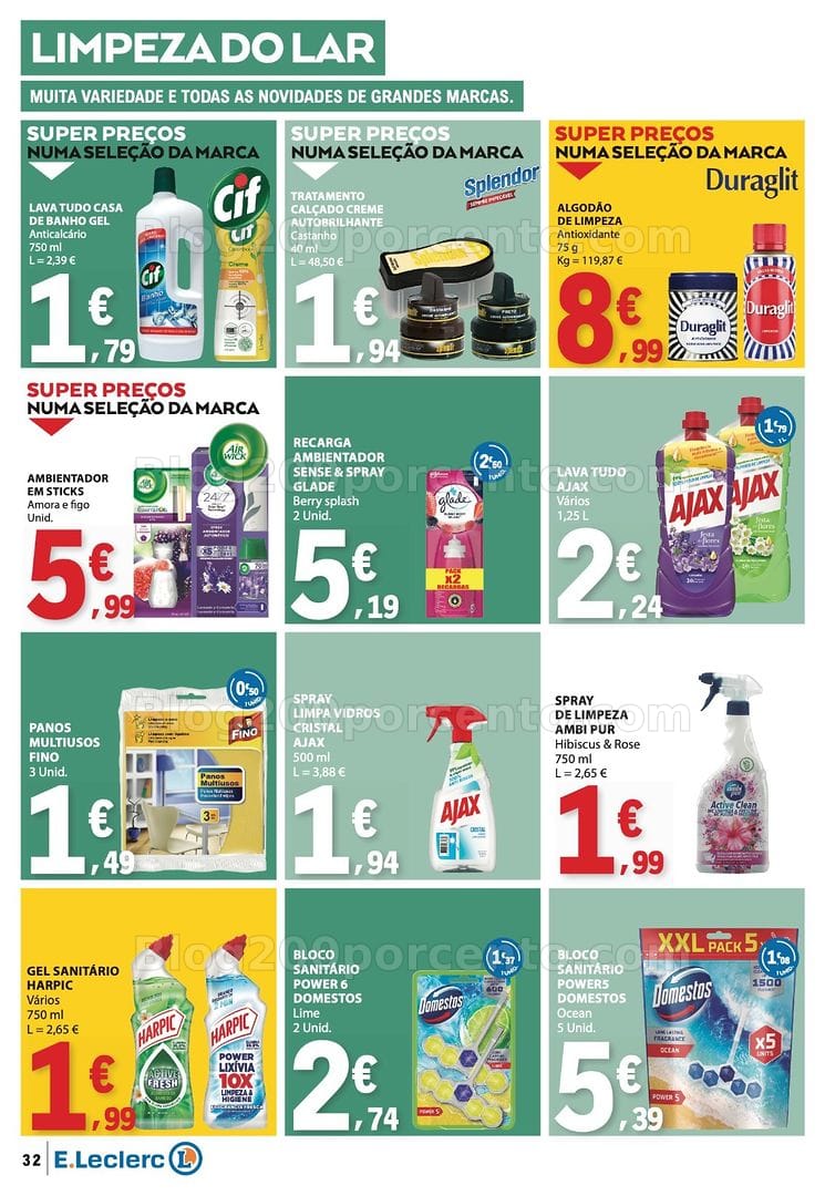 Antevisão Folheto E-LECLERC Promoções de 18 a 24 junho